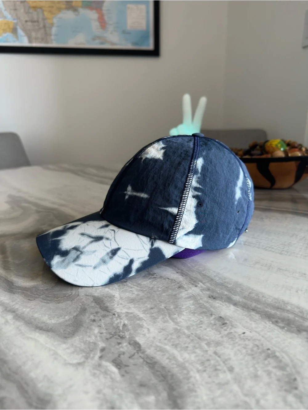Lululemon Baller Hat in Indigo Ice Tie-Dye Print